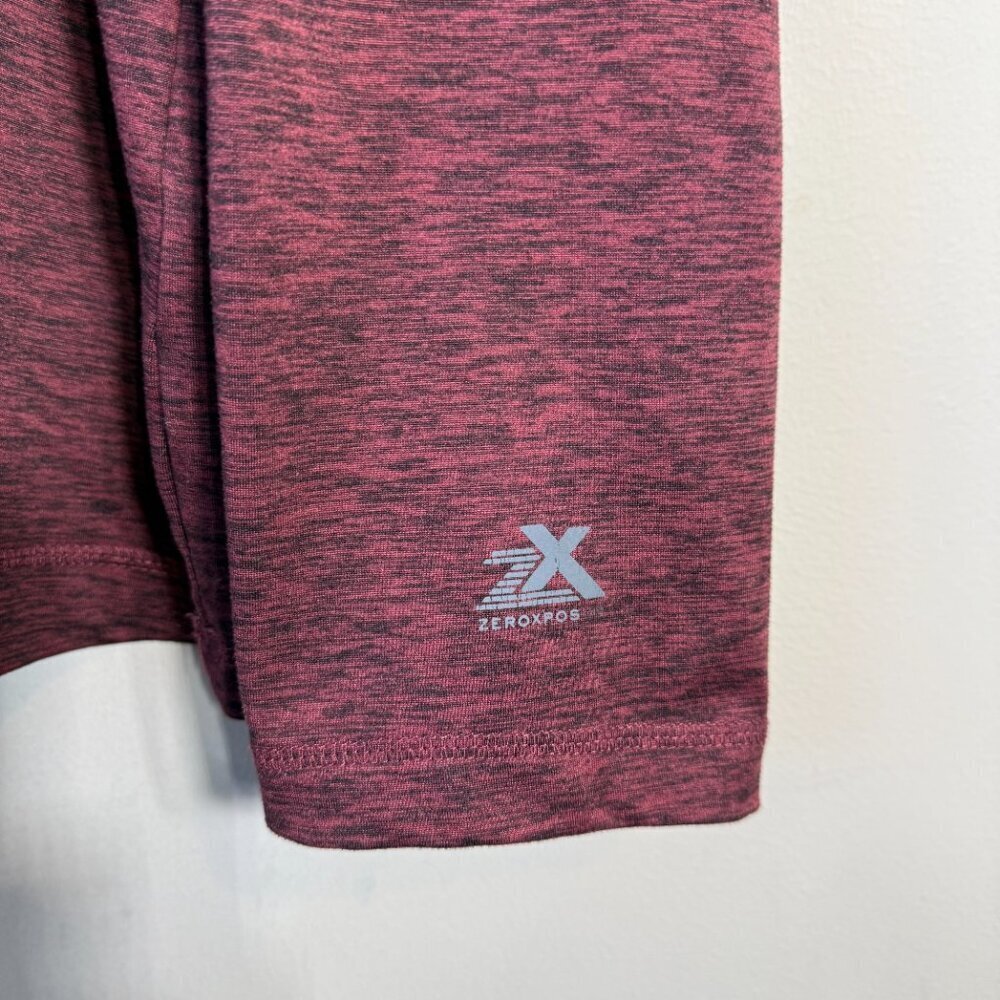 ZeroXposur 1/4 Zip Pullover Jacket Men's XXL Maroon Quick Dry Performance Wear - Picture 6 of 12